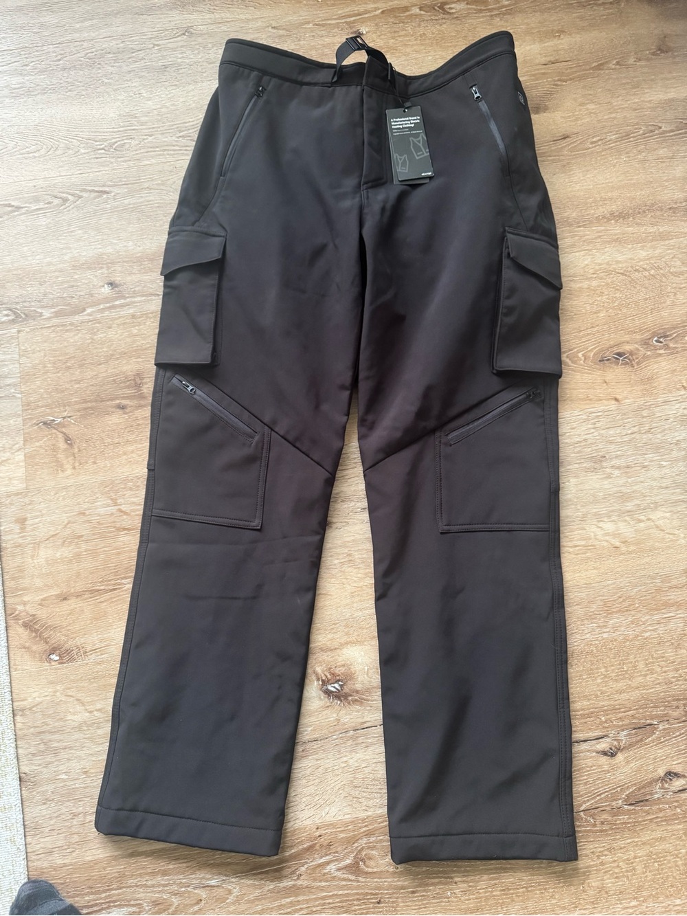 Men's Black Mexitop heated pants size XL. New with tags. Battery not included